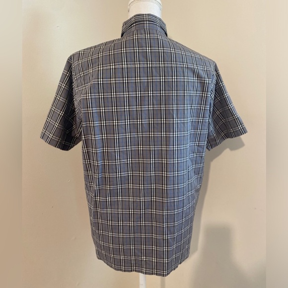 Burberry Black Label Nova Check Short Sleeve Shirt Size Small RARE!! - Picture 2 of 12